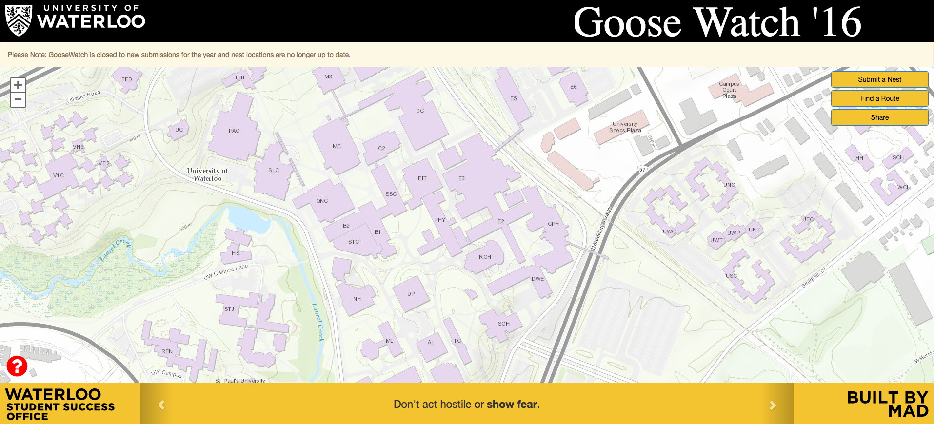 geese map